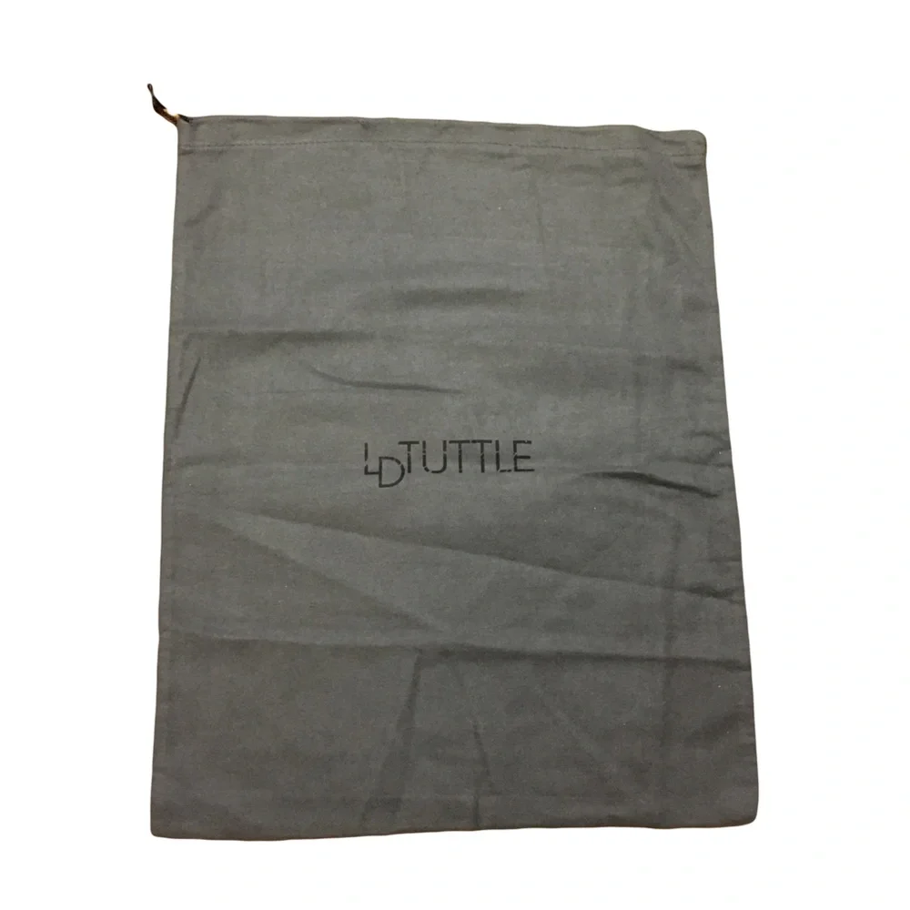 LD Tuttle Gray Grey Drawstring Dust bag Garment bag Soft Material